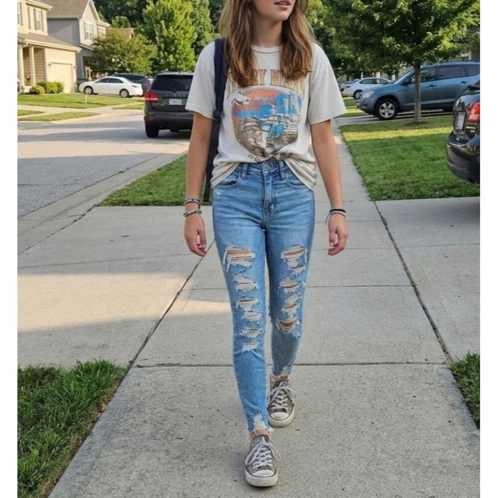 American Eagle Next Level Stretch Hi-Rise Jegging
